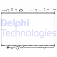TSP0524067 DELPHI Радіатор охолодження двигуна