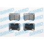 5SP366 SAMKO Комплект гальмівних колодок дисковий гальм