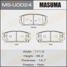MS-U0024 MASUMA Комплект гальмівних колодок