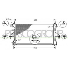 CI954R003 PRASCO Радіатор охолодження двигуна