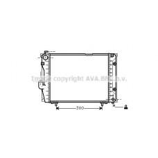 MSA2069 AVA QUALITY COOLING Радіатор охолодження двигуна