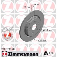 280.3196.20 ZIMMERMANN Гальмівний диск