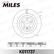 K011737 MILES Гальмівний диск