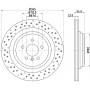 8DD 355 126-281 HELLA PAGID Гальмівний диск