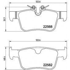 8DB 355 025-971 HELLA Комплект гальмівних колодок дисковий гальм