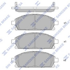 SP1365 Hi-Q Комплект гальмівних колодок дисковий гальм