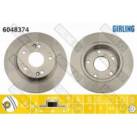 6048374 GIRLING Гальмівний диск