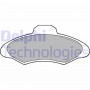 LP673 DELPHI Комплект гальмівних колодок дисковий гальм