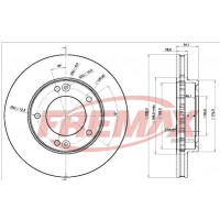 BD1712 FREMAX BRAKE DISC HIGH CARBON