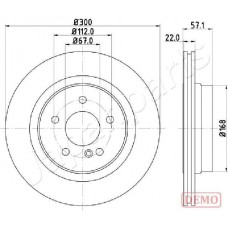 DP-0510C JAPANPARTS Гальмівний диск
