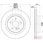 DP-0510C JAPANPARTS Гальмівний диск