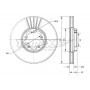 TX 70-75 TOMEX Brakes Гальмівний диск
