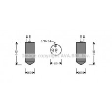 SUD090 AVA QUALITY COOLING Осушувач кондиціонера
