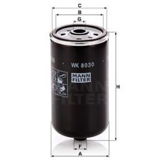 WK 8030 MANN-FILTER Паливний фільтр