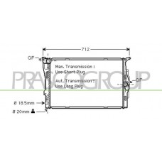 BM024R002 PRASCO Радіатор охолодження двигуна