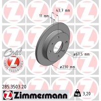 285.3503.20 ZIMMERMANN Гальмівний диск