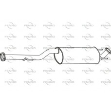 P66005 FENNO Середній глушник вихлопних газів