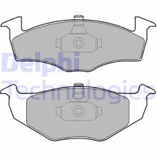 LP1601 DELPHI Комплект гальмівних колодок дисковий гальм