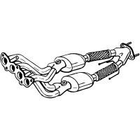090-633 BOSAL Катализатор