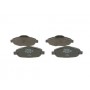 0 986 495 266 BOSCH Комплект гальмівних колодок дисковий гальм