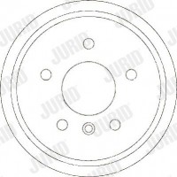 329240J JURID Гальмівний барабан