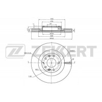 BS-5746 ZEKKERT Гальмівний диск