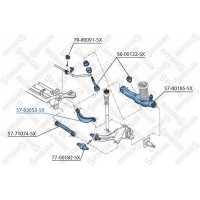 57-03652-SX STELLOX Ричаг незалежної підвіски колеса, подвеска колеса