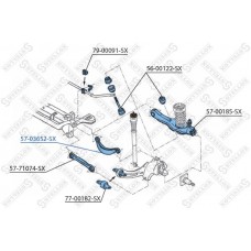 57-03652-SX STELLOX Ричаг незалежної підвіски колеса, подвеска колеса