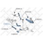 57-03652-SX STELLOX Ричаг незалежної підвіски колеса, подвеска колеса