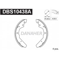 DBS10438A DANAHER Комплект гальмівних колодок