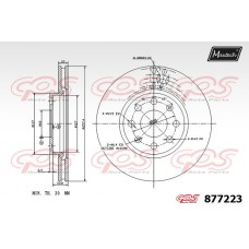 877223 MAXTECH Гальмівний диск