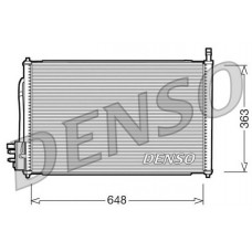 DCN10006 DENSO Конденсатор кондиціонера