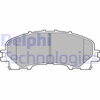LP3183 DELPHI Комплект гальмівних колодок дисковий гальм