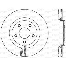 BDR2401.20 OPEN PARTS Гальмівний диск