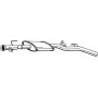 200-361 BOSAL Середній глушник вихлопних газів