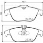 8DB 355 016-281 HELLA Комплект гальмівних колодок, дискове гальмо