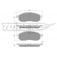 TX 19-27 TOMEX Brakes КомплеК т гальмівних колодок, дискове гальмо