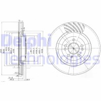 BG9759 DELPHI Гальмівний диск