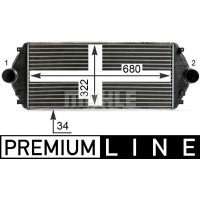CI 17 000P MAHLE Интеркулер