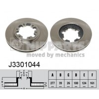 J3301044 NIPPARTS Гальмівний диск