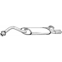 278-147 BOSAL Глушник вихлопних газів кінцевий