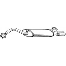 278-147 BOSAL Глушник вихлопних газів кінцевий
