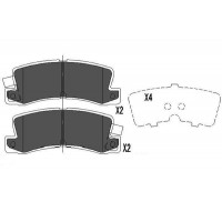 KBP-9058 KAVO PARTS Комплект гальмівних колодок дисковий гальм