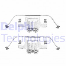 LX0406 DELPHI Комплектуючі колодки дискового гальма