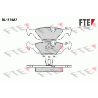 BL1125A2 FTE КомплеК т гальмівних колодок, дискове гальмо