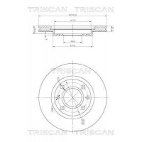 8120 10102C TRISCAN Гальмівний диск