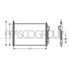 FD420C001 PRASCO Конденсатор кондиціонера