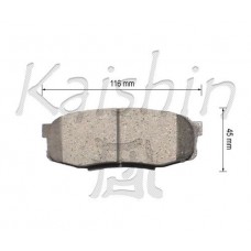 FK2281 KAISHIN Комплект гальмівних колодок дисковий гальм