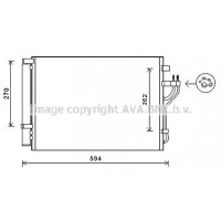 HY5280D AVA QUALITY COOLING Конденсатор кондиціонера