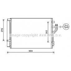 HY5280D AVA QUALITY COOLING Конденсатор кондиціонера